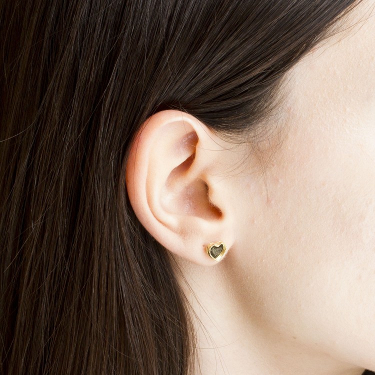 Kolczyki ze złota serca