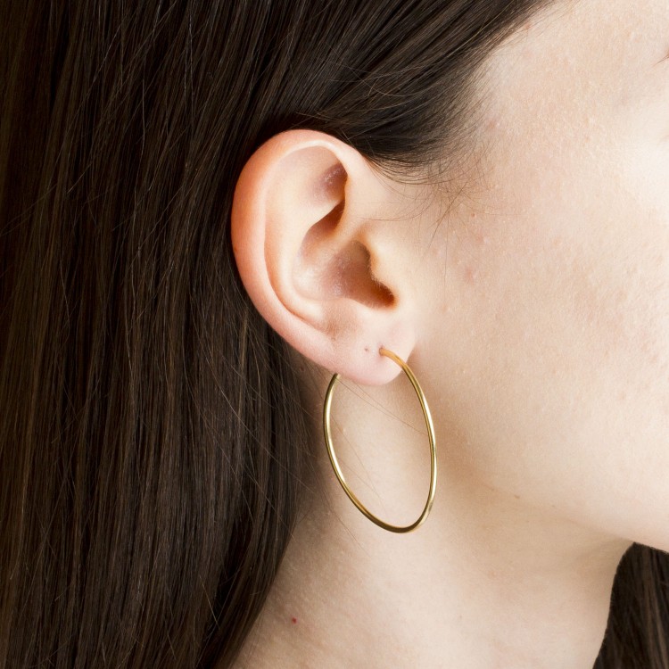 Kolczyki ze złota 3,8cm koła