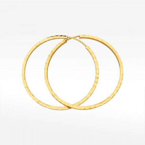 Kolczyki ze złota 3,2cm koła