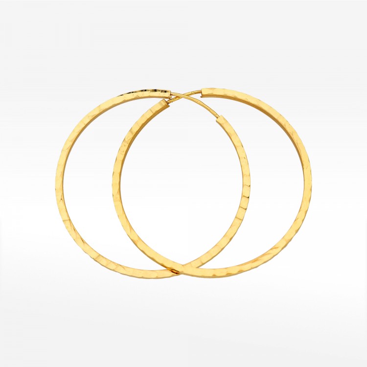 Kolczyki ze złota 3,2cm koła