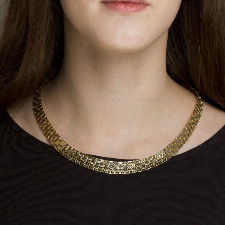 Naszyjnik ze złota 45cm