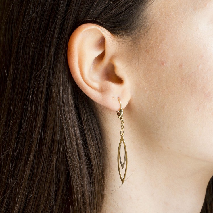 Kolczyki ze złota wiszące