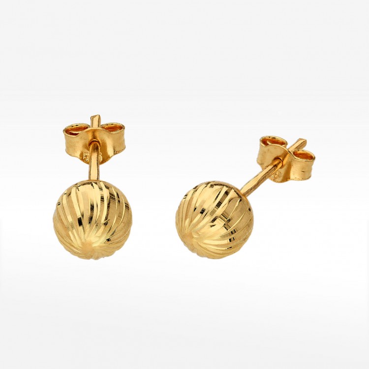 Kolczyki ze złota kulki