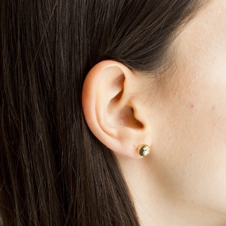 Kolczyki ze złota kulki