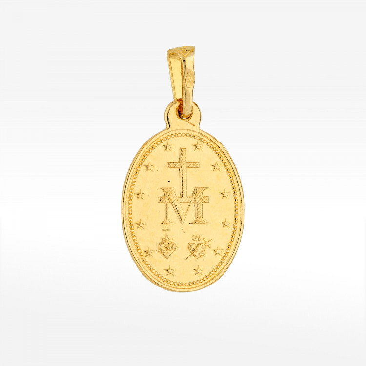 Zawieszka ze złota medalik