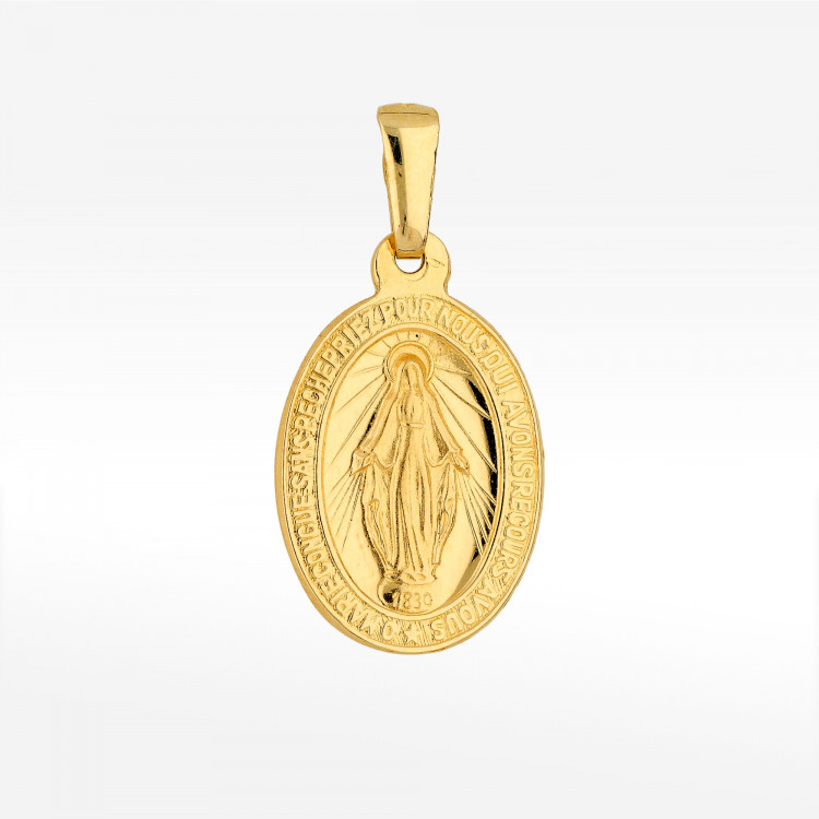 Zawieszka ze złota medalik