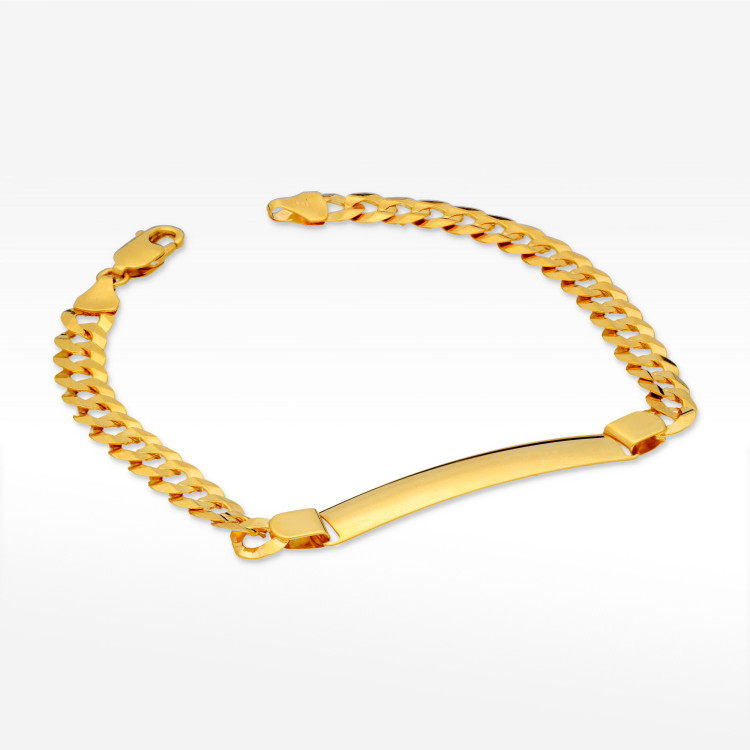 Bransoletka ze złota pełna