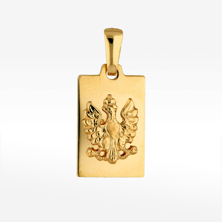 Zawieszka ze złota orzełek