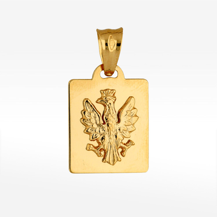 Zawieszka ze złota orzełek