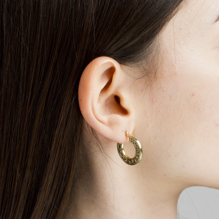 Kolczyki ze złota 2cm koła