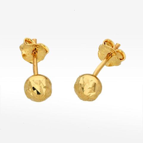 Kolczyki ze złota kulki