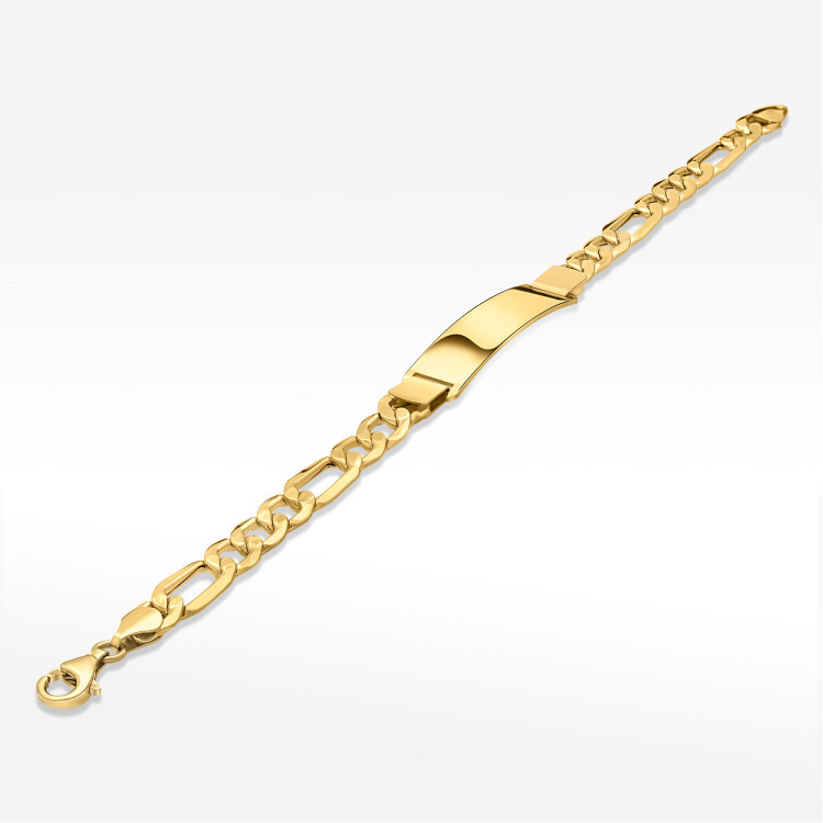 Bransoletka ze złota pełna