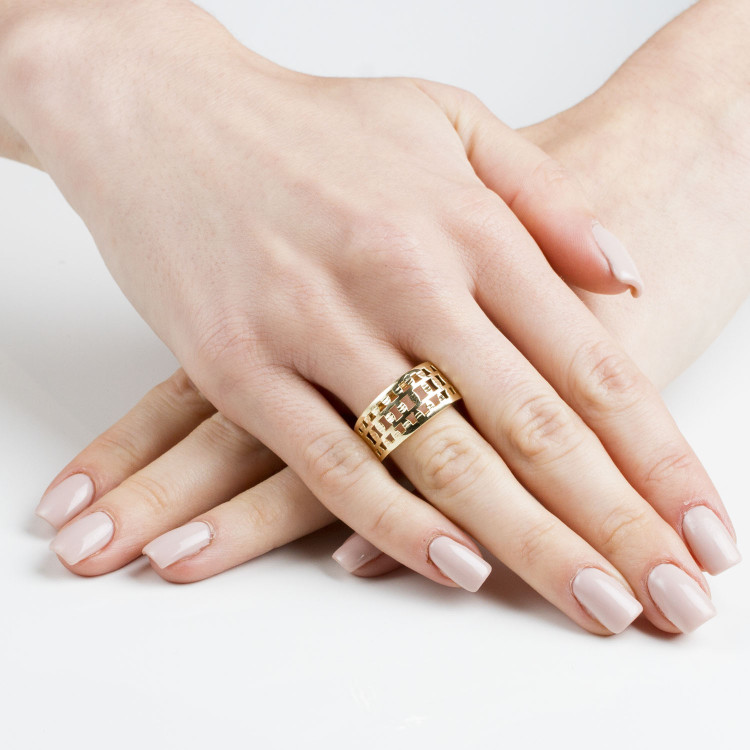 Dall'acqua Pierścionek ze złota