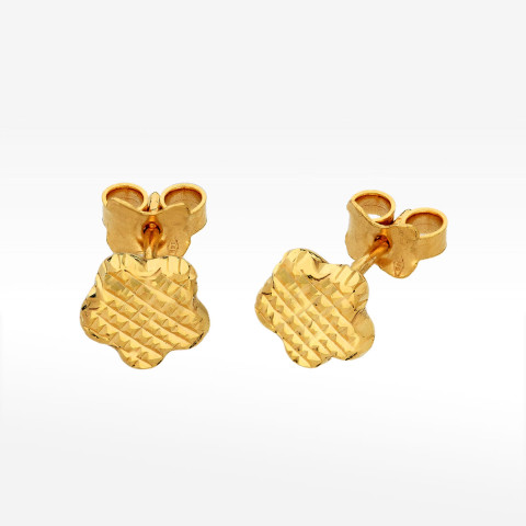 Kolczyki ze złota kwiatki