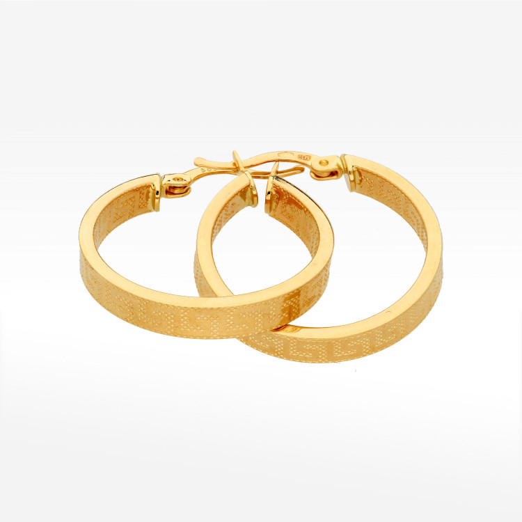 Kolczyki ze złota 2.7cm koła