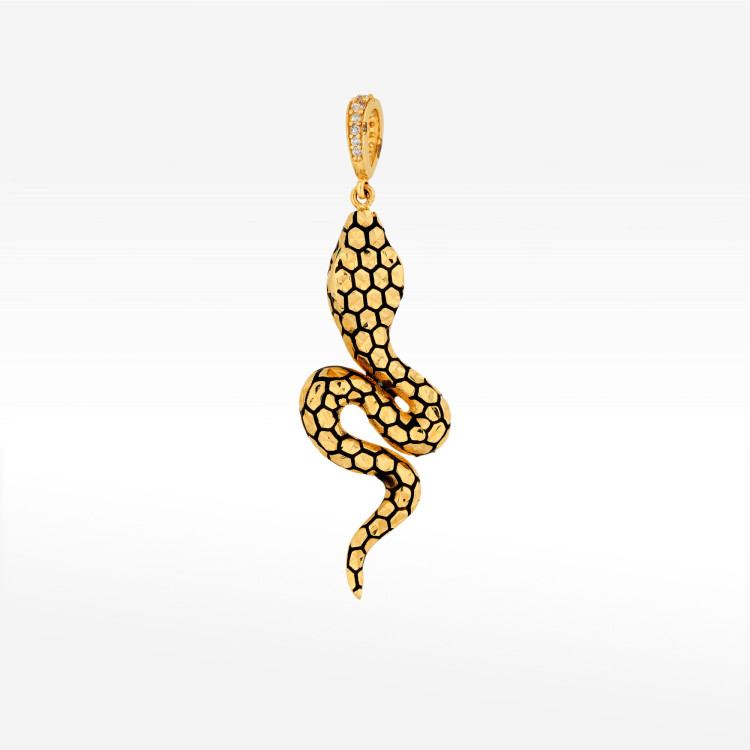 Zawieszka ze złota wąż