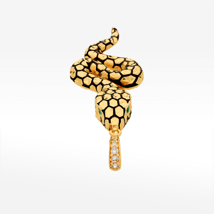 Zawieszka ze złota wąż