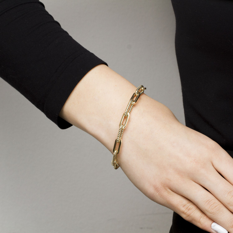 Dall'Acqua bransoletka ze złota długie ogniwa