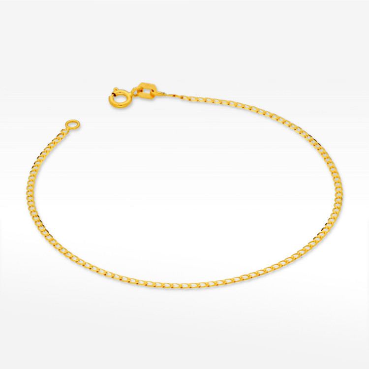 Bransoletka ze złota pełna