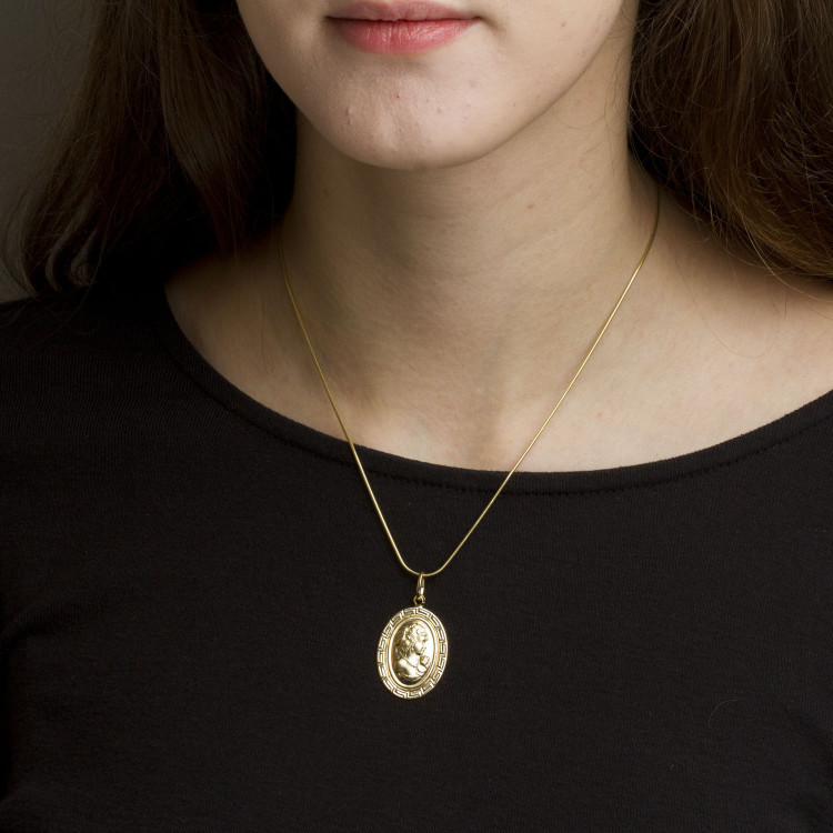 Zawieszka ze złota medalik