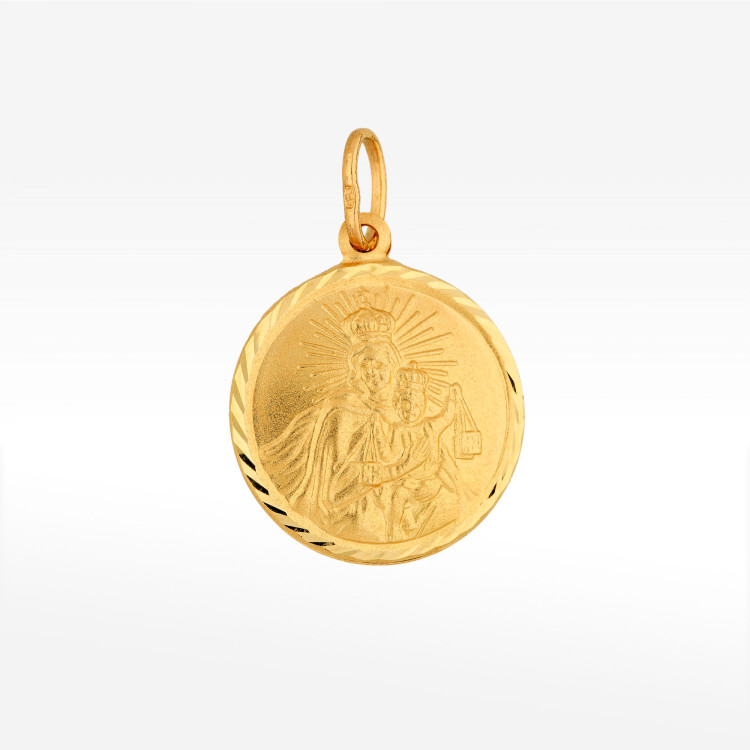 Zawieszka ze złota medalik