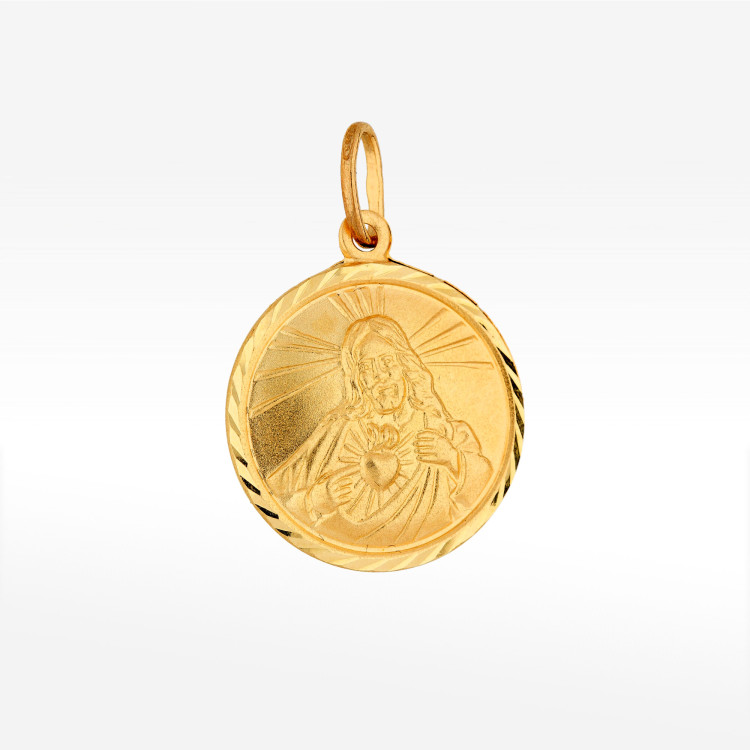 Zawieszka ze złota medalik