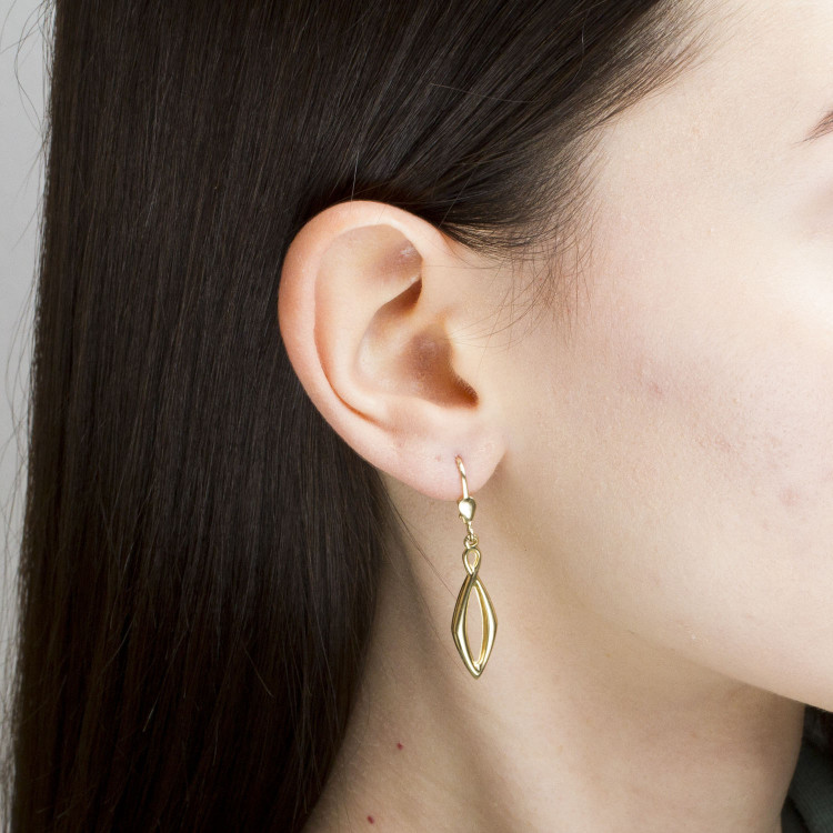 Kolczyki ze złota wiszące