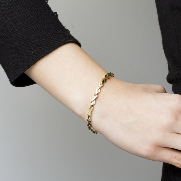 Bransoletka ze złota 18.5cm