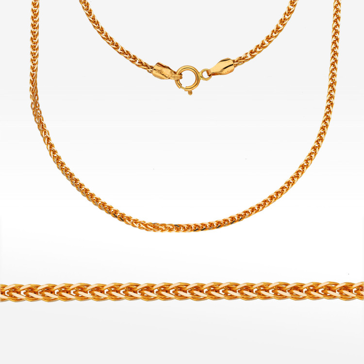 Łańcuszek ze złota lisi ogon pełny