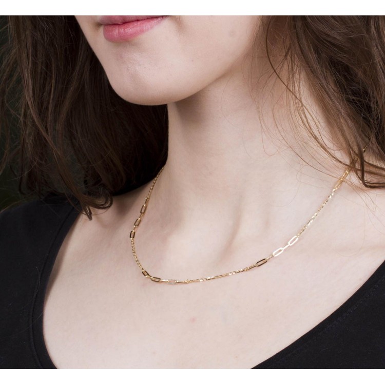 Naszyjnik ze złota ze złota 50cm