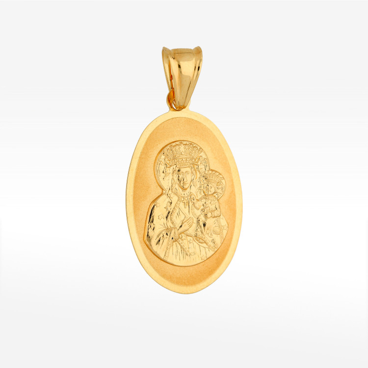 Zawieszka ze złota medalik