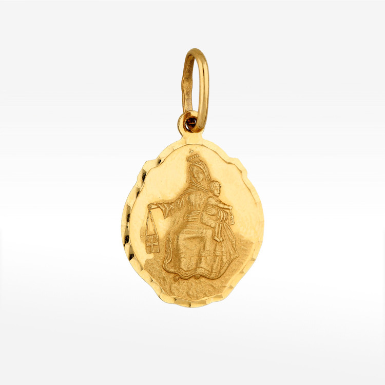 Zawieszka ze złota medalik