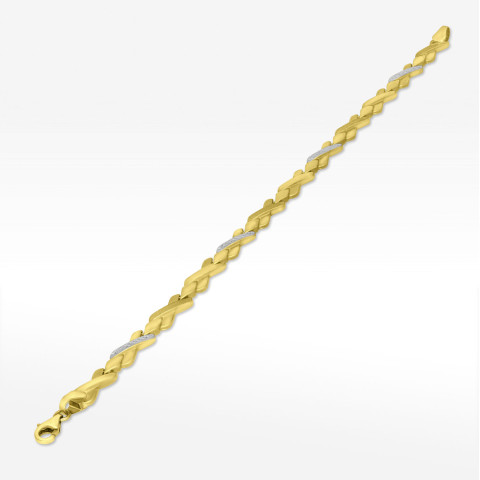 Bransoletka ze złota 18.5cm