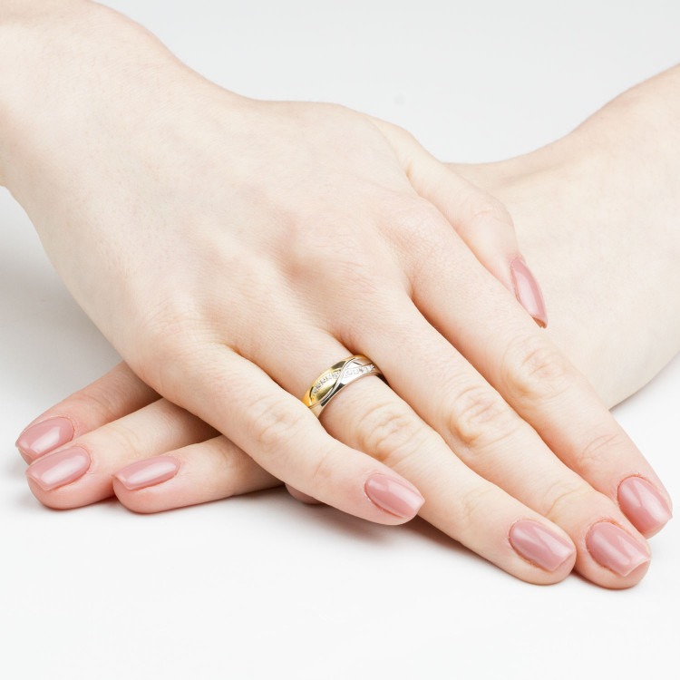 Obrączki ślubne z żółtego złota 5.5mm półokrągłe