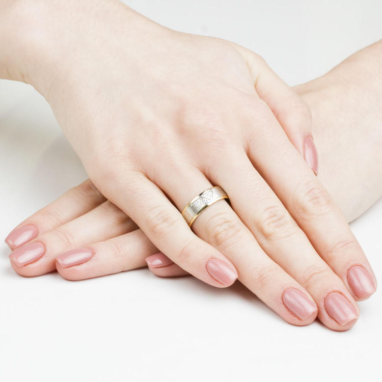 Obrączki ślubne z różowego złota 6mm płaskie