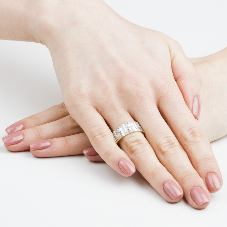 Obrączki ślubne z żółtego złota 8mm fazowane