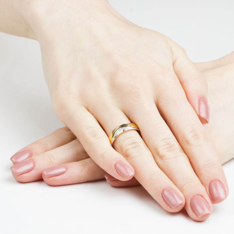 Obrączki ślubne z różowego złota 5mm półokrągłe