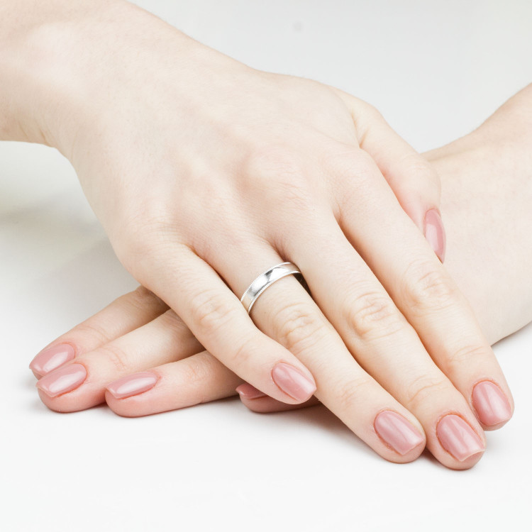 Obrączki ślubne z różowego złota 4mm