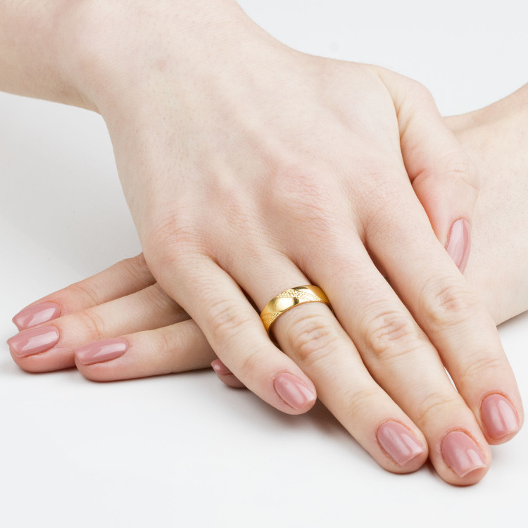 Obrączki ślubne z białego złota 5.5mm