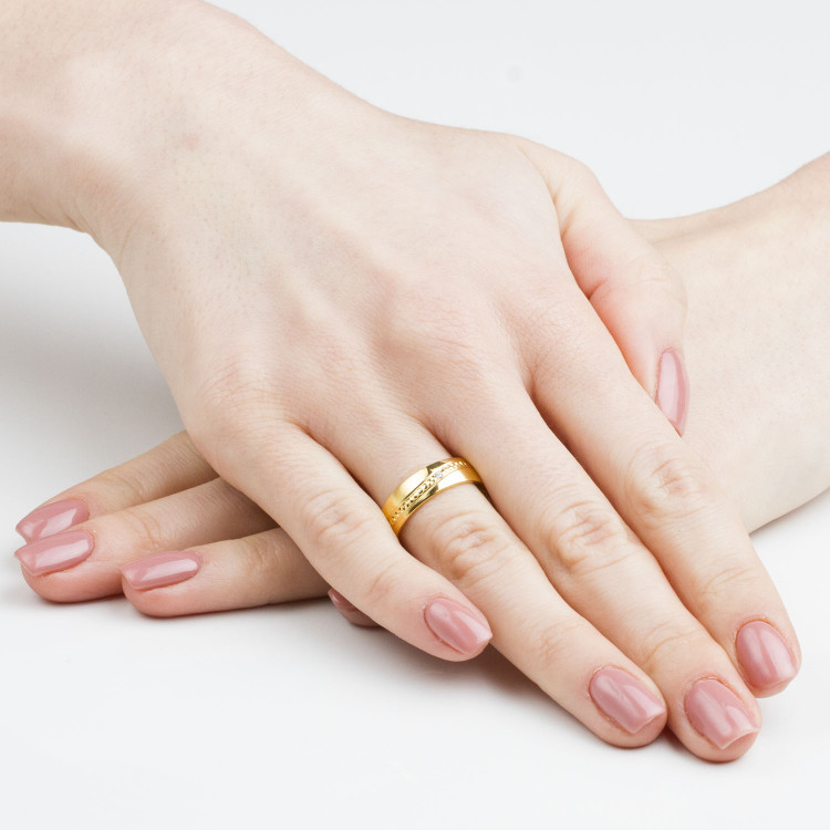 Obrączki ślubne z białego złota 5.5mm