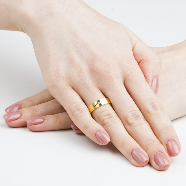 Obrączki ślubne z białego złota 5mm