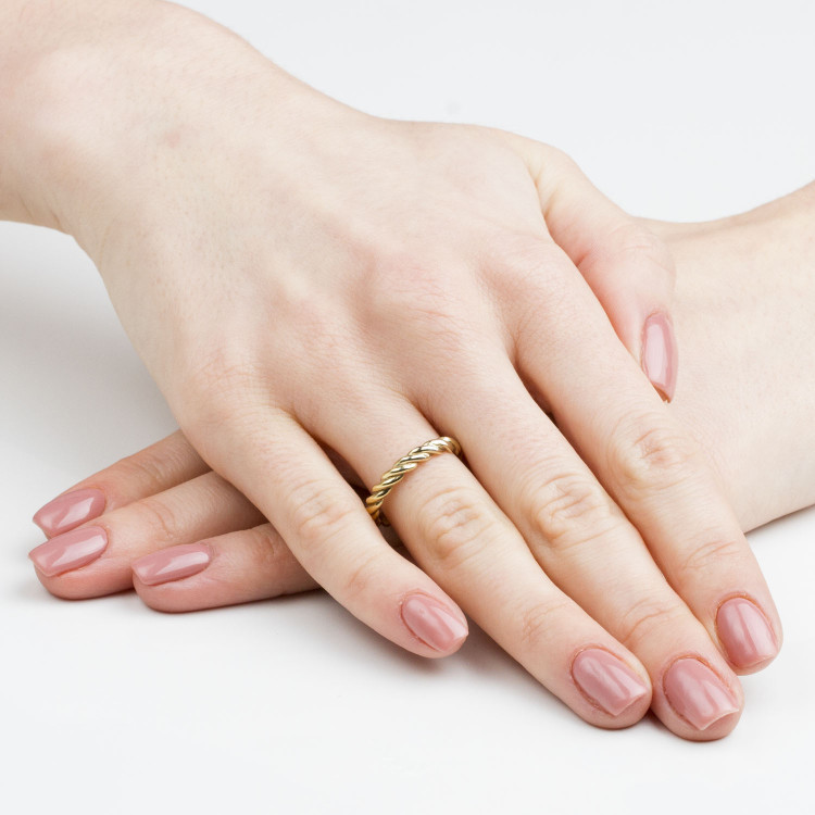 Obrączki ślubne z różówego złota 3mm