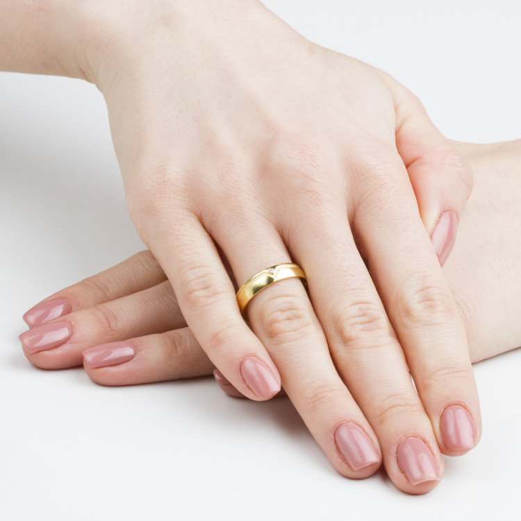 Obrączki ślubne z różowego złota 4.6/5.5mm