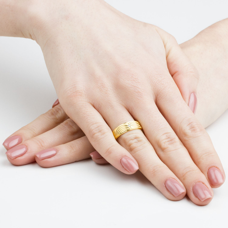 Obrączki ślubne z żółtego złota 6mm