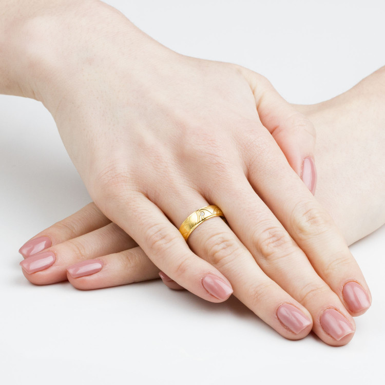 Obrączki ślubne z różowego złota 5.5mm