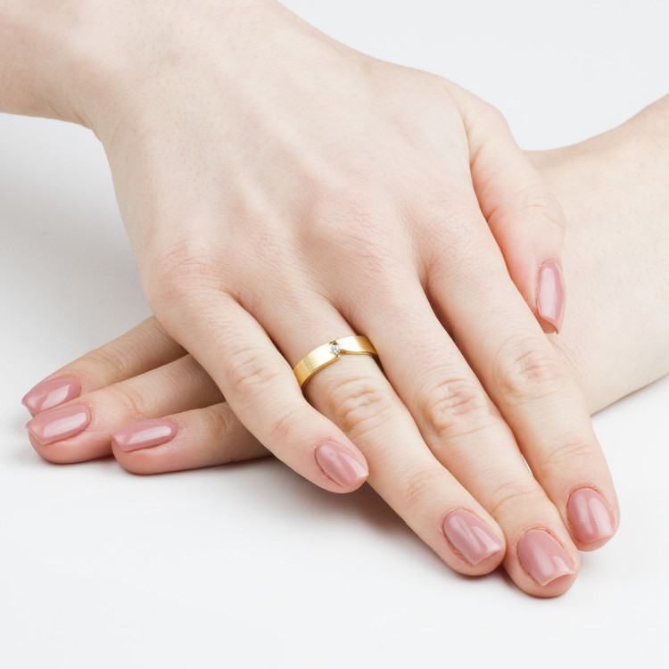 Obrączki ślubne z różowego złota 4.5mm