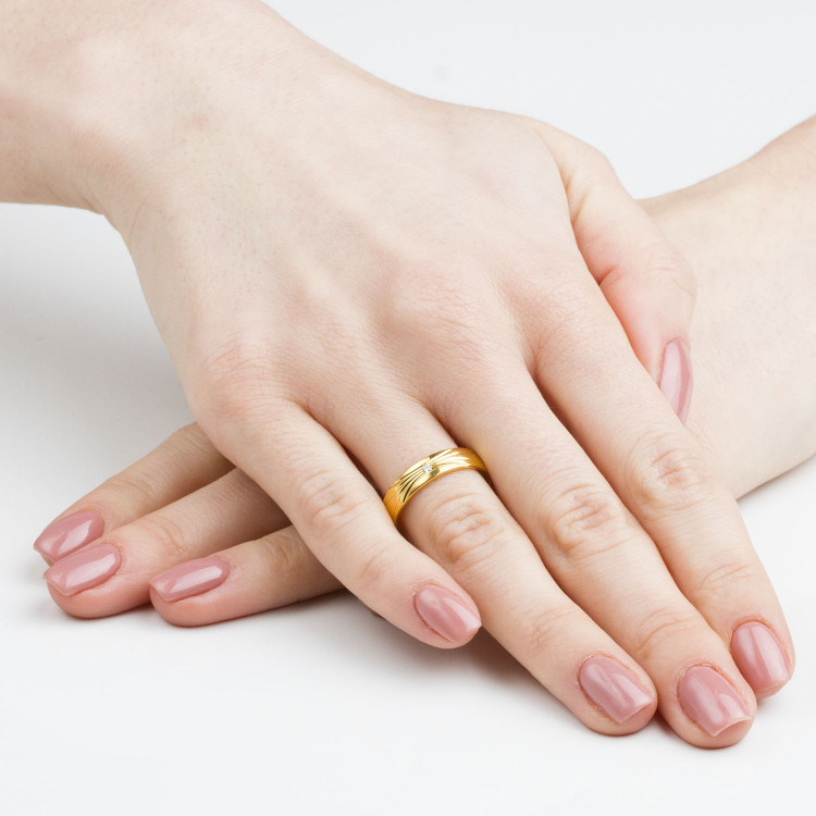 Obrączki ślubne z różowego złota 4.5mm