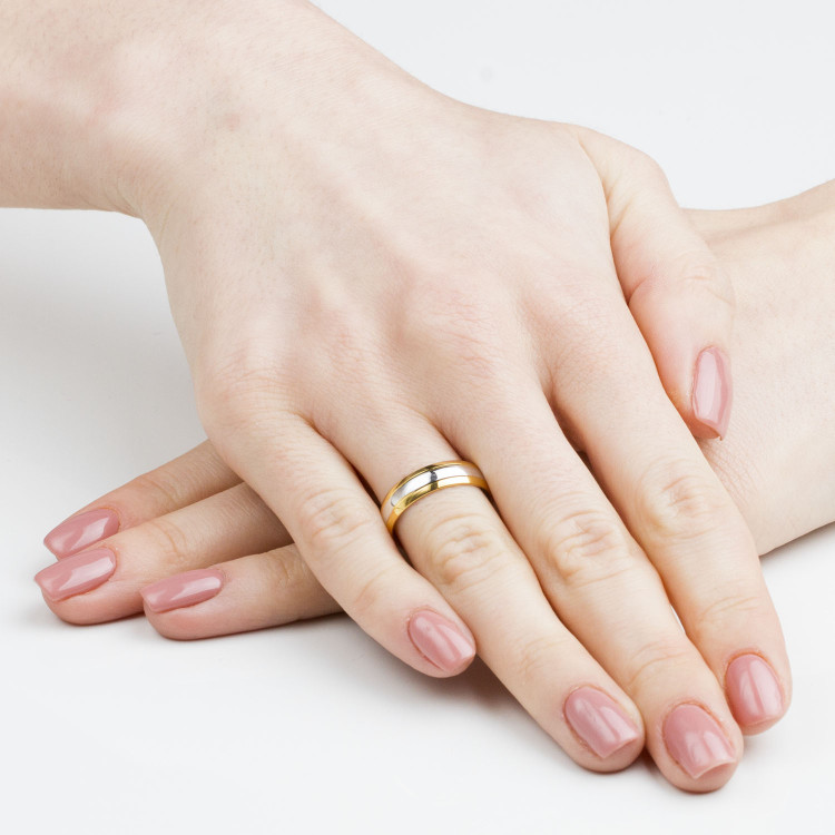 Obrączki ślubne z żółtego złota 5mm