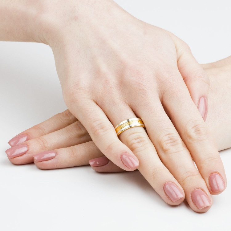 Obrączki ślubne z różowego złota 6mm