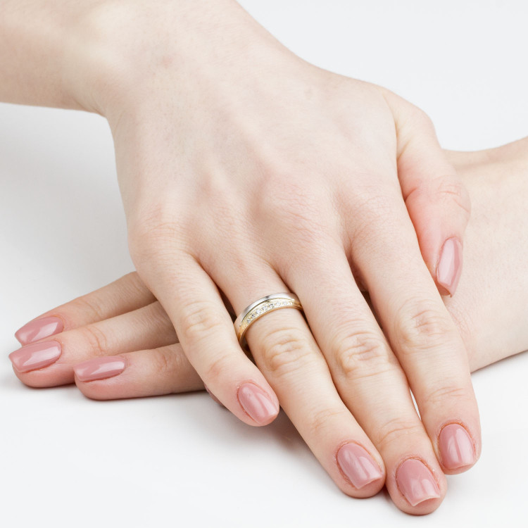 Obrączki ślubne z żółtego złota 4.5mm